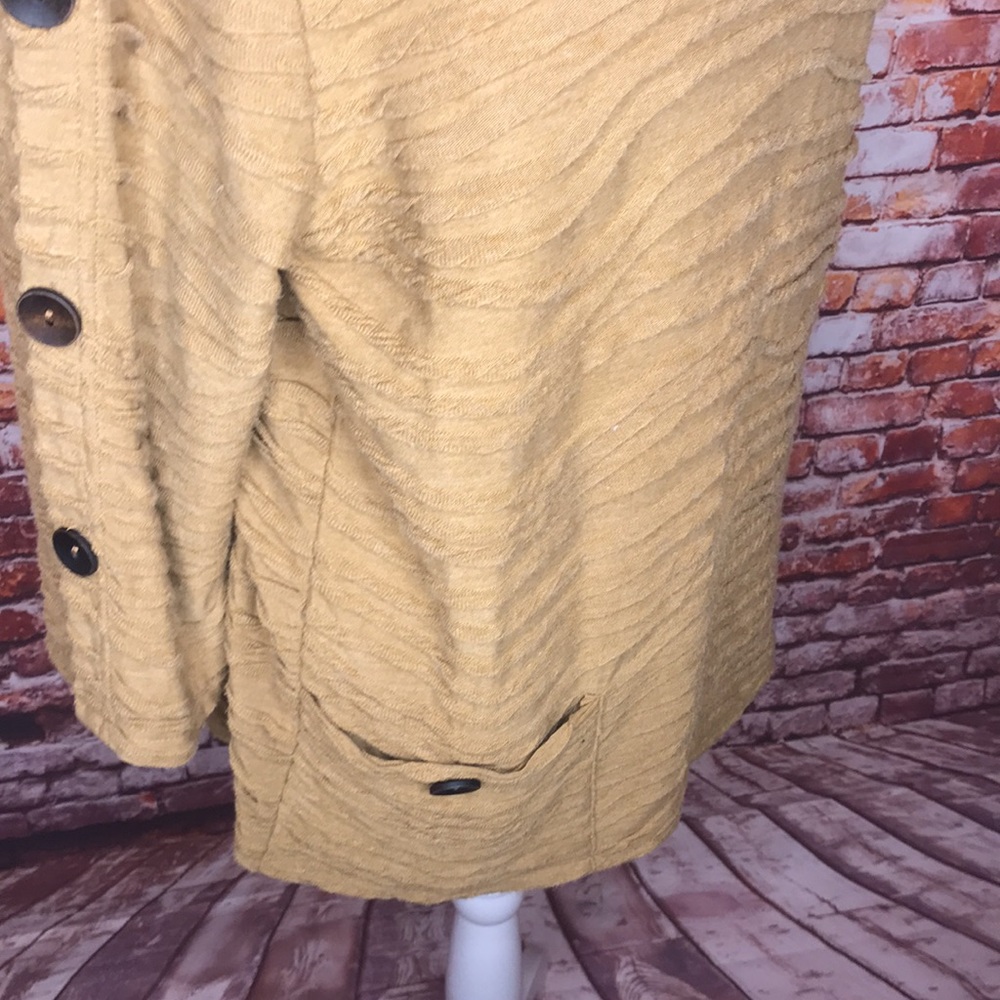 Toofan Tan Textured Lagenlook Scoop Neck Tunic - Picture 5 of 8